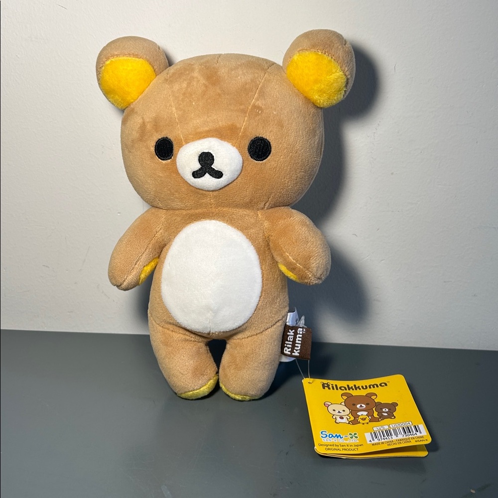 San-X Original Rilakkuma- 8 inch Small Bear Plushie